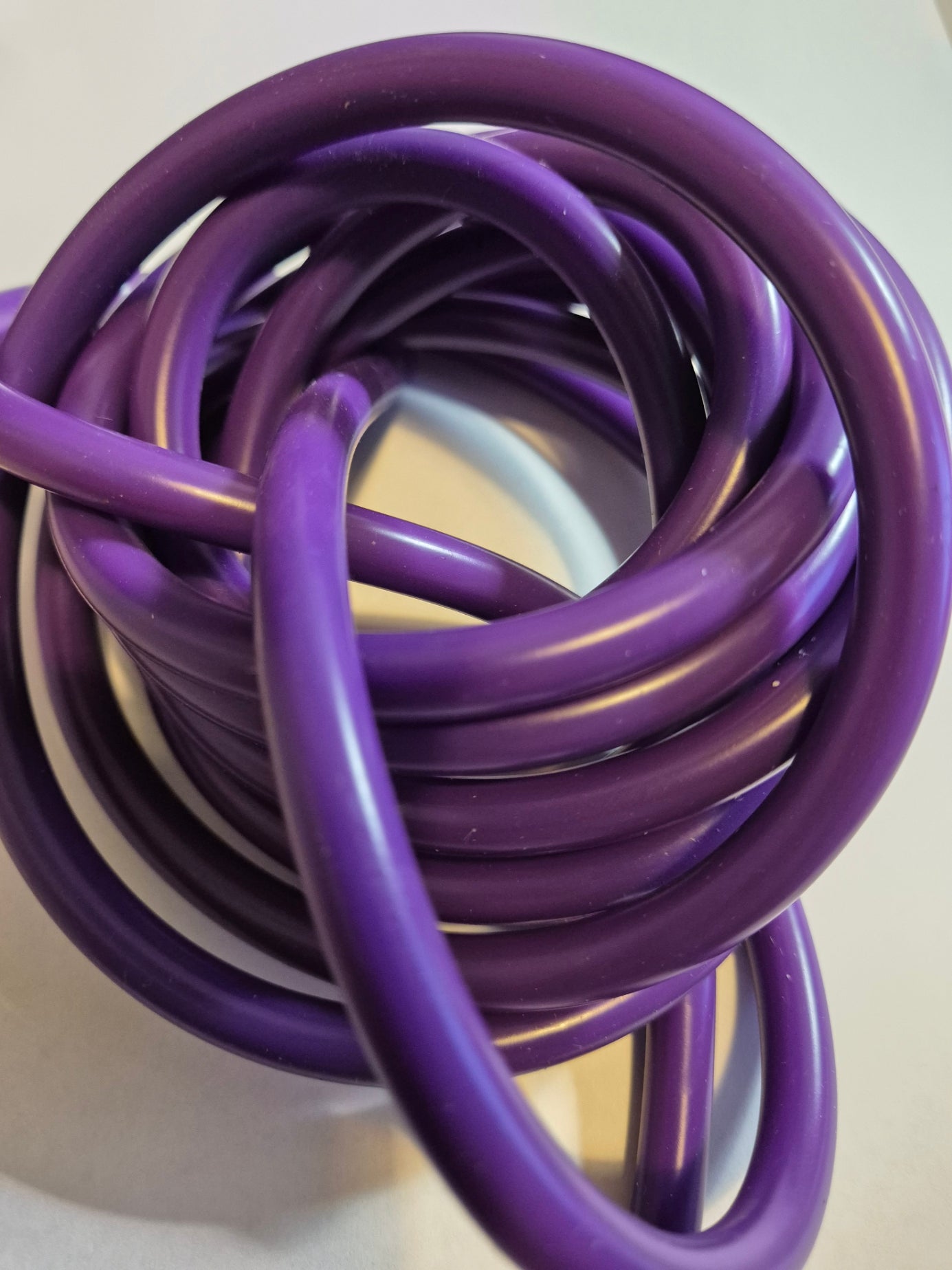 WHITE 4mm ID silicone vacuum hose